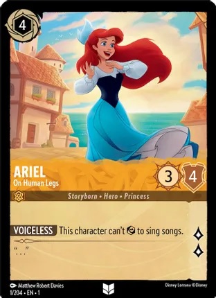 Ariel - On Human Legs - Foil