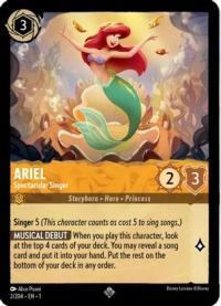 lorcana the first chapter ariel spectactular singer foil