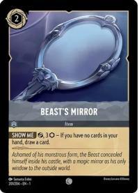 lorcana the first chapter beast s mirror foil