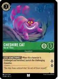 lorcana the first chapter cheshire cat foil