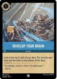 lorcana the first chapter develop your brain foil