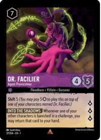lorcana the first chapter dr facilier agent provocateur foil