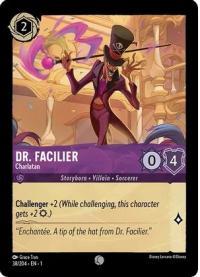 lorcana the first chapter dr facilier charlatan foil