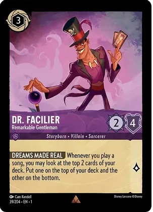 Dr. Facilier - Remarkable Gentleman