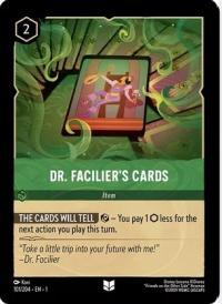lorcana the first chapter dr facilier s cards foil
