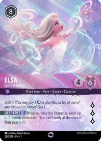 lorcana the first chapter elsa spirit of winter enchanted