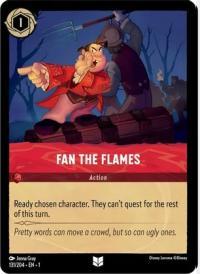 lorcana the first chapter fan the flames foil