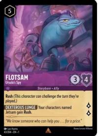 lorcana the first chapter flotsam ursula s spy foil