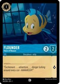 lorcana the first chapter flounder voice of reason foil