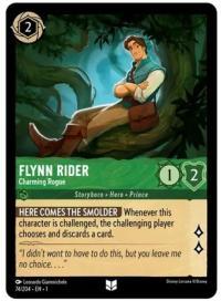 lorcana the first chapter flynn rider charmine rogue foil