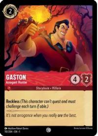 lorcana the first chapter gaston arrogant hunter foil