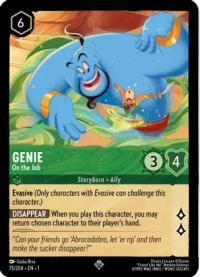 lorcana the first chapter genie on the job foil