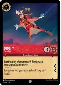 lorcana the first chapter goofy daredevil foil