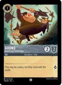 lorcana the first chapter goons maleficent s underlings foil