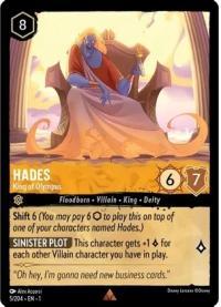 lorcana the first chapter hades king of olympus foil