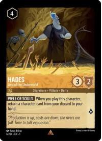 lorcana the first chapter hades lord of the underworld foil