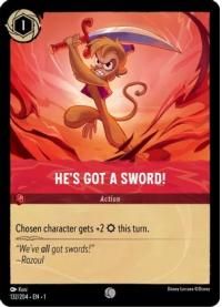 He's Got A Sword! - Foil