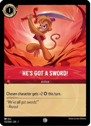 He's Got A Sword!