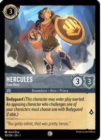 lorcana the first chapter hercules true hero foil