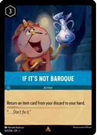 If It's Not Baroque - Foil