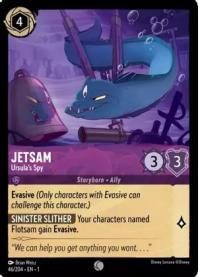 lorcana the first chapter jetsam ursula s spy foil