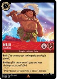 lorcana the first chapter maui hero to all