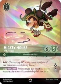 lorcana the first chapter mickey mouse artful rogue enchanted