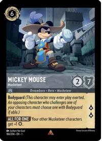 lorcana the first chapter mickey mouse musketeer