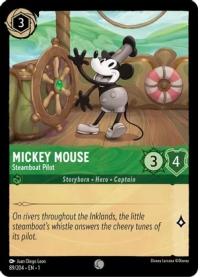 Mickey Mouse - Steamboat Pilot - Foil