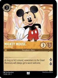 lorcana the first chapter mickey mouse true friend foil