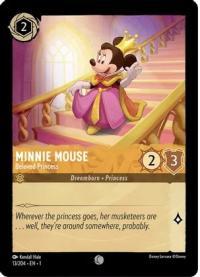 lorcana the first chapter minnie mouse beloved princess foil