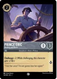 lorcana the first chapter prince eric dashing and brave foil