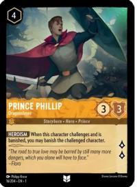 lorcana the first chapter prince phillip dragonslayer foil