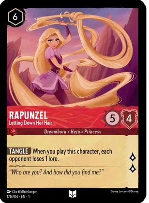 Rapunzel - Letting Down Her Hair