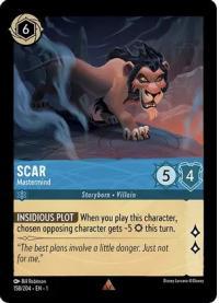 lorcana the first chapter scar mastermind foil