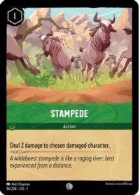 lorcana the first chapter stampede foil