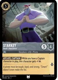 lorcana the first chapter starkey hook s henchman foil