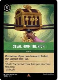 lorcana the first chapter steal from the rich