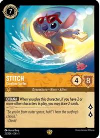 Stitch - Carefree Surfer - Foil