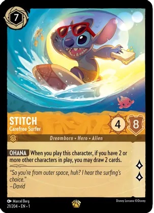Stitch - Carefree Surfer