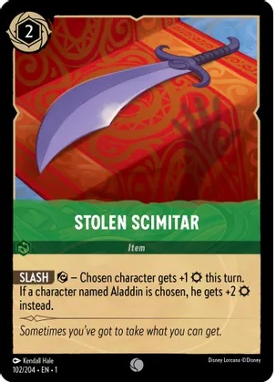 Stolen Scimitar