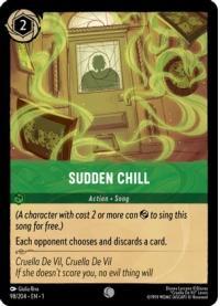 lorcana the first chapter sudden chill foil