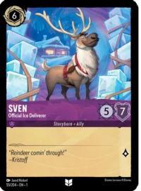 lorcana the first chapter sven official ice deliverer foil
