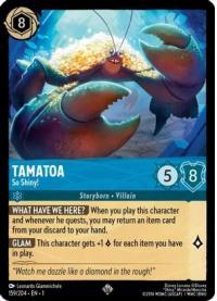 lorcana the first chapter tamatoa so shiny foil