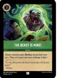 lorcana the first chapter the beast is mine foil