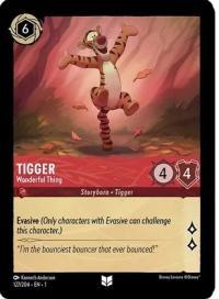 lorcana the first chapter tigger wonderful thing foil