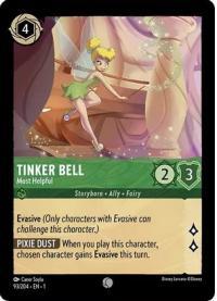 lorcana the first chapter tinker bell most helpful foil