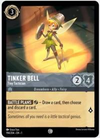 lorcana the first chapter tinker bell tiny tactician foil