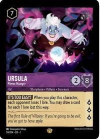 lorcana the first chapter ursula power hungry foil