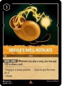 lorcana the first chapter ursula s shell necklace foil